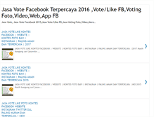 Tablet Screenshot of jasavote-id.com